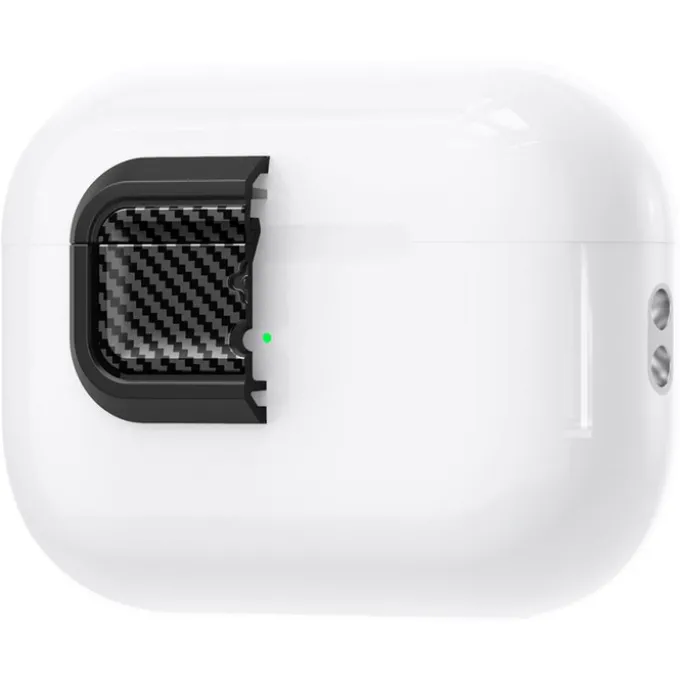 ZAMYKANIE DO ORYGINALNEGO ETUI SPIGEN AIRPODS PRO 2 1 GEN LOCK FIT M CARBON