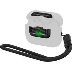 ZAMYKANIE DO ORYGINALNEGO ETUI SPIGEN AIRPODS PRO 2 1 GEN LOCK FIT M CARBON